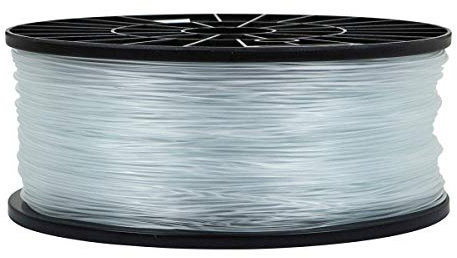 Monoprice Premium 3D-Drucker-Filament, PLA – kristallklar, 1 kg/Spule, 1,75 mm dick, sehr geringe Schrumpfrate (0,3%)