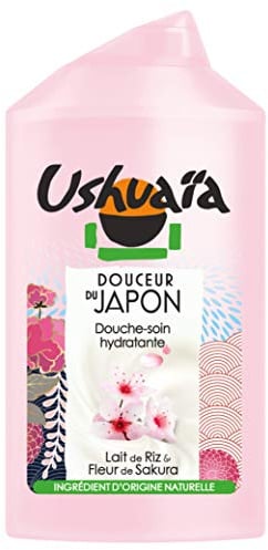 Ushuaïa Douche soin hydratante Douceur du Japon lait de riz & Sakura - Le flacon de 250 ml