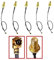 Circe-eu - Cavo di antenna coassiale Wifi da U.FL (IPEX/IPX) mini PCI a RP-SMA femmina, a bassa perdita, lunghezza 15 cm, confezione da 5