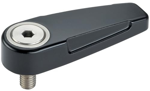 HALDER 24100.0102 Drehriegel, d1=M6, Schwarz