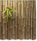 hipaopao Rideau de douche d'extérieur en bambou imprimé 3D - Motif nature japonaise zen - Rideaux de douche avec crochets - Imperméable et lavable - 183 x 183 cm - Marron et vert