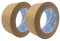 gws tapes Papier-Packband 2 Rollen/Naturkautschuk-Klebstoff/nachhaltig/recyclinggerecht/Klebeband für Pakete, Umzug uvm / 50 m x 50 mm,braun