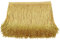 WELROG 10 Yards Länge 15cm/5.9” Breite Quaste Seidig Fransen Geschnitten Fransenborte Kostüm Quaste trimmen Garment Apparel Spitzenborte Nähzubehör (Golden)