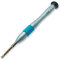 Flathead Screwdriver 2.0mm, Slotted Precision Screwdriver -2.0mm, S2 High Alloy Steel Flat Blade, Magnetic Tip, Rotating Cap, Anti-slip Grip, Small Slotted Screwdriver Hand Tool for Maintenance