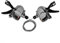 Hainice Mountainbike-Schalthebel, 3x9 Gang-Schaltung, Silber, Aluminium und Edelstahl
