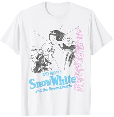 Disney Prinzessin Schneewittchen und die sieben Zwerge Filmposter T-Shirt