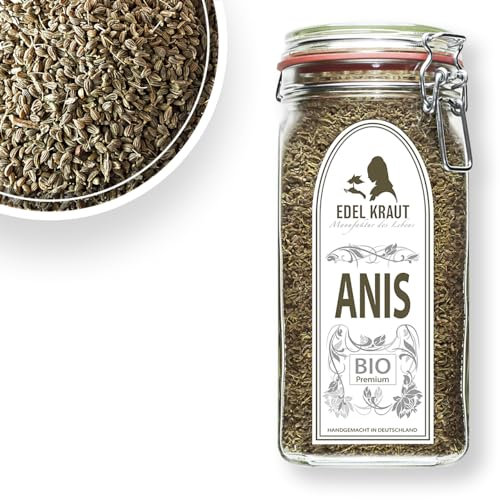 Anis BIO 550g Gewürz im Manufaktur Glas | EDEL KRAUT - 100% naturrein - Premium Gewürze & Gewürzmischungen - frei von jeglichen Zusatzstoffen - kontrolliert biologischer Anbau