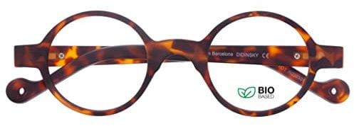 DIDINSKY Gafas de Lectura o Presbicia Graduadas Anti bluelight Anti Luz Azul para Hombre y Mujer. Tacto Goma, Material Biodegradable y Cristales Anti-reflejantes. Havana Bio +2.5 – HAKONE BIO
