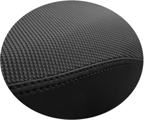 Moto Discovery Sitzbankbezug kompatibel mit KTM Duke 690 2008-2011 schwarz mit schwarzen Nähten