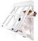 PETCUTE Puertas para Perros,Puerta Durable para Perros,Abrir y Cerrar sin Problemas,Gateras para Gatos Puerta para Mascotas con Magnético y Bloqueable para Gatos/Perros,Puertas para Gatos
