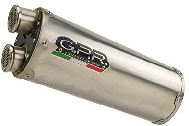 Auspuff Gpr Benelli Trk 502 X 2021/22 E5 Zugelassen Auspuff Mit Dual Inox Anschluss