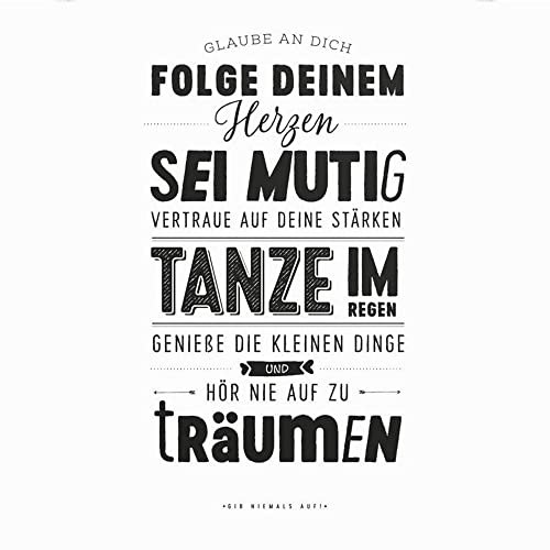 20 Servietten Freude im Leben | Tischdeko | Decoupage | Serviettentechnik 33x33cm