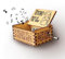 Melodiebox: Totoro - Path of The Wind Holzspieluhr mit Handkurbel Spieluhr Musicbox Hand gekurbelt Neu