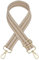XZSomaloy Wide Shoulder Canvas Bag Straps for Handbag Crossbody Bag (Beige)