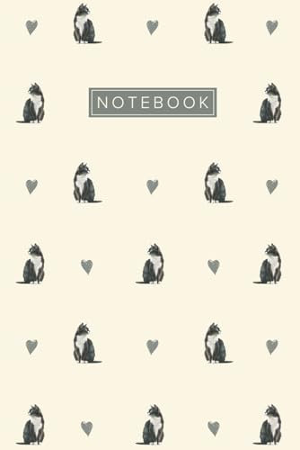 Tuxedo Cat Notebook: Cute Aesthetic Lined Journal for Tuxedo Cat Lovers & Owners