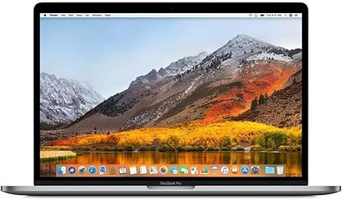 2018 Apple MacBook Pro mit 2.6GHz Intel Core i7 (15-Zoll, 16GB RAM, 512GB SSD Kapazität) (QWERTZ German) Space Grau (Generalüberholt)