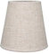 Colcolo Handgefertigte Jute-Stoff-Lampenabdeckung, Sackleinen-Lampenschirm, rustikale Stoff-Lampenschirme