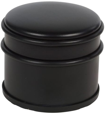 URBNLIVING 1.1KG Metal Rubber Black Weighted Door Stop Heavy Duty Stopper Jammer Protector