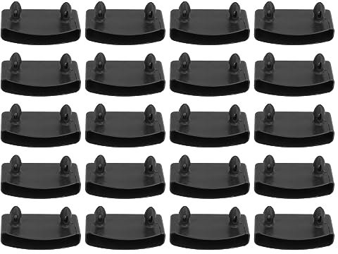 Gavigain 20PCS Bett Lattenrost Abdeckung Halter Endkappen, Kunststoff einfache Installation stabile Möbel Zubehör für die Aufnahme Bettkasten