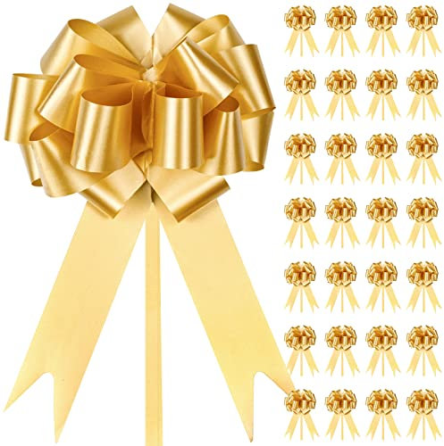 LTHERMELK 30 StüCk Geschenkband Schleifen, Dekorative Schleifen & BäNder Mit Einer LäNge Von 21 cm, Geeignet FüR Schleifen Geschenk Bei Geburtstagsfeiern, Weihnachten, Hochzeiten, Autos Und Floristik