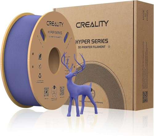 Creality Official Hyper PLA Filament Perry Blau 1KG, 3D Drucker Filament für Hochgeschwindigkeitsdruck, langlebig und widerstandsfähig, glatt, Überhang Leistung Maßgenauigkeit +/-0.03mm, 2.2lbs/Spool