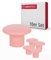 Gedotec Möbelknöpfe für Kinderzimmer | Durchmesser 32 mm | Farbe Pink | 10 Stück | Möbelgriffe Kunststoff | COLOUR | Schrankknöpfe bunt | Möbelknauf Kinder | moderne Griffe Möbel | Schrankknauf