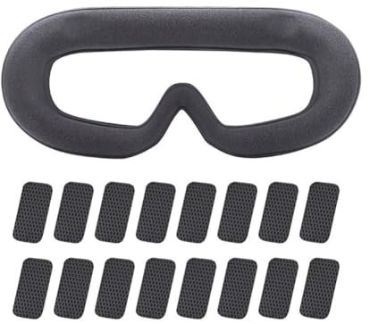Drohnen-Schutzbrillen-Ersatz-Set für DJI Avata 2 Brillen, 3 Gesichtsmasken, Brillen, Drohne W9Z2, Schaumstoff-Flugschwamm, Augenabdeckung