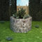 Gartenbeet, Blumenkästen，Garten-Hochbeete, Pflanzgefäße,Sechseckiges Gabionen-Hochbeet 160×140×100 cm Für Gärten, Außenbereiche, Balkone