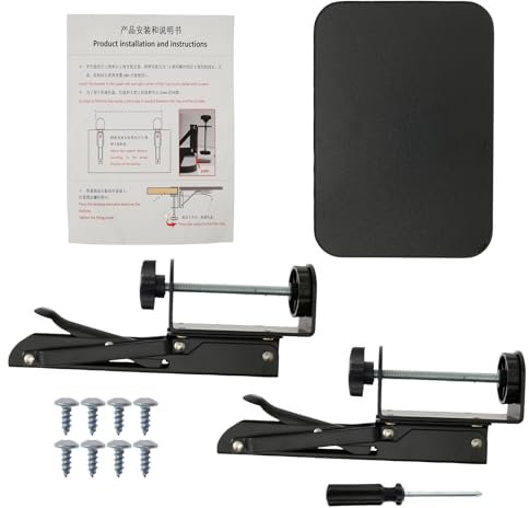 Desk Extender Tray Adjustable Computer Keyboard Tray Foldable Table Mount Arm Wrist Rest Shelf Clamp On Desk Extender Plate Easy Installation for Desk Home and Office !(Black)