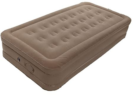 Matelas Gonflable pour Augmenter la Résistance à l'humidité, Matelas Pneumatique avec Pompe électrique au Lithium Intégrée pour Le Camping en Plein Air, Kaki
