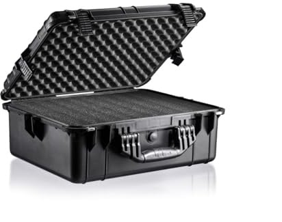 GUARDIQUE Apollo Case 5019 - Kamerakoffer mit Multilayer Schaumstoff, staubdichter, wetterfester Schutzkoffer, Outdoor Universalkoffer | IP67 | 47,9 x 36,7 x 19,3 cm (innenM.)