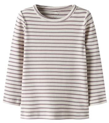 NAME IT Child Oberteil mit Langen Ärmeln Gestreiftes | Long Sleeved Top