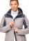 Jeff Green Damen Atmungsaktive wasserdichte Winter Ski Snowboard Jacke Kerava 12.000mm Wassersäule und Abnehmbare Kapuze, Farbe:Dark Grey/Deep Frost, Größe:44