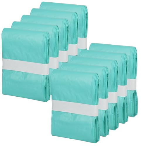 Lisyee Lot de 10 sacs de rechange pour seau à litière pour chat compatibles avec le seau à litière Litter Champ Vert légèrement parfumé