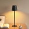 UPXNBOR LED Tischlampe Kabellos, Akku Tischleuchte Kabellos, Indoor und Outdoor Tischlampe Akku, 3-stufig dimmbares Warmlicht, IP54 Wasserdicht, Vollmetallgehäuse, Schwarz