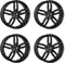 4x Carmani Felgen 13 Twinmax 8.5x19 ET45 5x108 black kompatibel mit Jaguar F-Pace I-Pace S-Type XE XF XJ