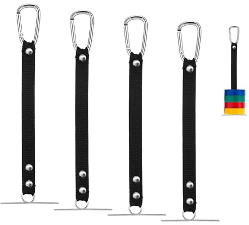 Tape Holder for Tool Belt, 4Pcs Electrical Tape Holder, 2.4 Wide Thong Black Electrical Contractor Tool Belts for Electrician, Construction, Carpenter, Framer