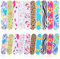 100 Pcs Mini Nail Files Disposable Double Sided Nail File Set Colorful Nails File for Home Salon Use Travel Size Bulk Emery Mini Files Fashion Nails Tools Men Women