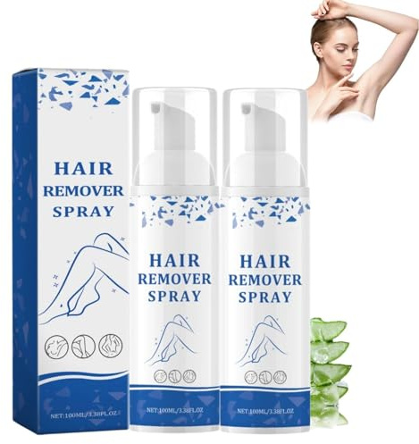 Haarentfernung Schaum, Enthaarungscreme Intimbereich, Body Hair Removal Foam, Milde Natürliche Forme Enthaarungs Cream, Keine Hautirritationen, Haarentfernungscreme für Arme und Beine (2)