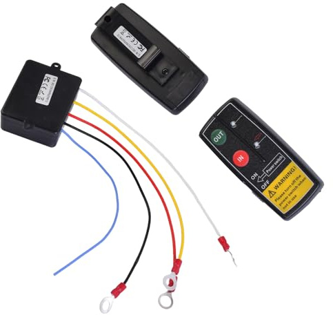 Dixhills Kit de télécommande de treuil sans fil 12 V 24 V compatible avec camion, ATV, SUV