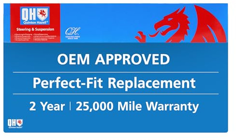 Quinton Hazell Stabiliser Link - QLS3565S - Single Bar Fits Front Axle Left or Right - Original Equipment OEM Quality Direct Fit Replacement - Length: 94mm - Finish: Powder-Coated