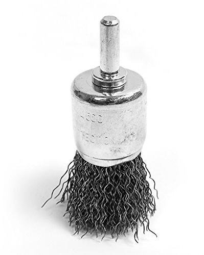 Kreator KRT150101 Stahl Bürstenaufsatz für Bohrmaschinen Schaft ø 6 mm/Topfbürste ø 25 mm