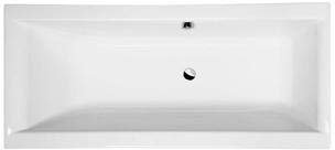 Badewanne CLEO 160x75cm, 48cm tief! mit Schürze und Wannenfüßen