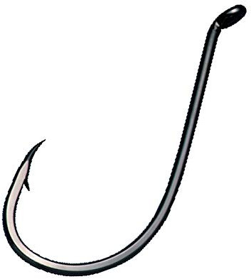 Gamakatsu LS-5314 Hook schwarz - Angelhaken zum Karpfenangeln & Friedfischangeln, Karpfenhaken, Einzelhaken für Karpfen, Öhrhaken, Größe/Packungsinhalt:Gr. 1/0-6 Stück