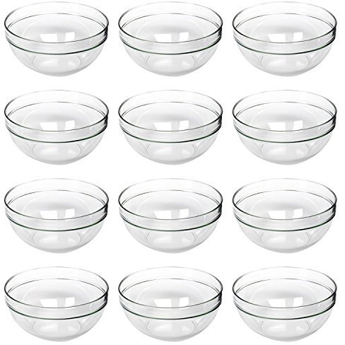 Luminarc E8844 Empilable Salatschale Schüssel, Glas, stapelbar, Ø 14cm, klar (12 Stück)