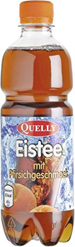 Quelly Eistee Pfirsich, 6er Pack, EINWEG (6 x 500 ml)