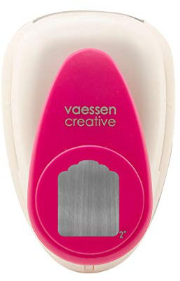 Vaessen Creative Perforatrice Etichetta, Jumbo, XL, Grande Fustellatrice per Carta, per DIY Scrapbooking e Creazione di Biglietti