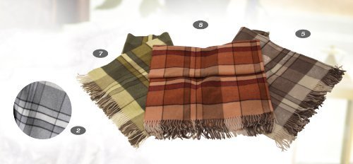Forster Plaids Wohndecke Kent, 130x180 cm, Farbe: 007, ca. 570 gr, Lambswool