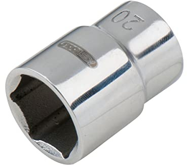 KS TOOLS 964.1217 STAINLESS Drive Sockets, Hex Socket, 1/2'', 17mm