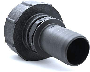 Raccord S100x8 femelle - male cannelé droit 50mm